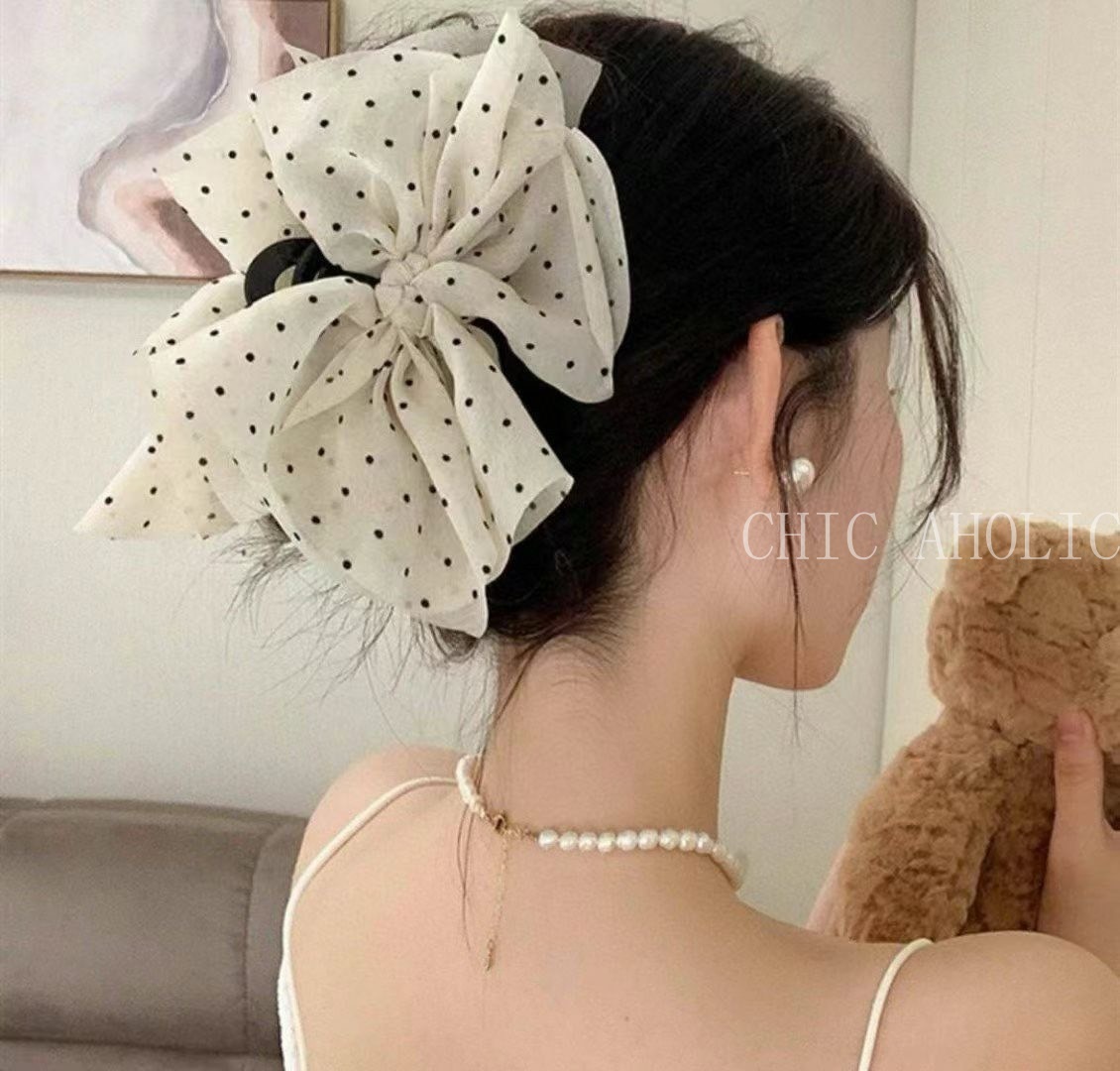 MEE18點點紗大款抓夾