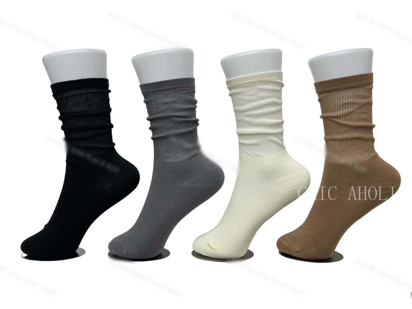 MEE21有透肌感中筒襪