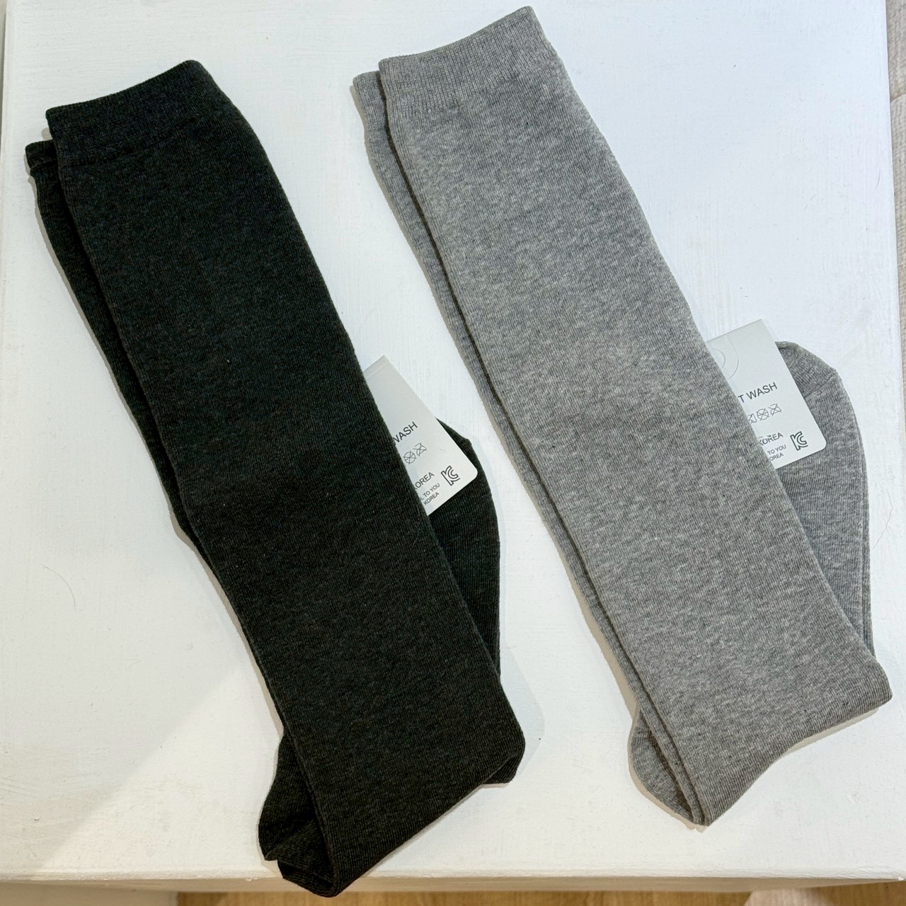 MEE66 2cm鬆緊雜訊紋長襪