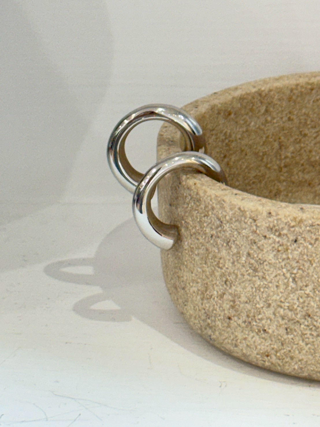 MEE72歐美的0.2CM寬圈耳環