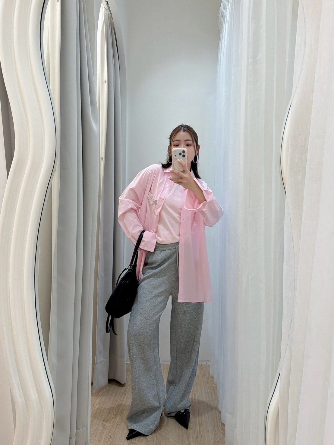 WR09前面全鑽棉褲