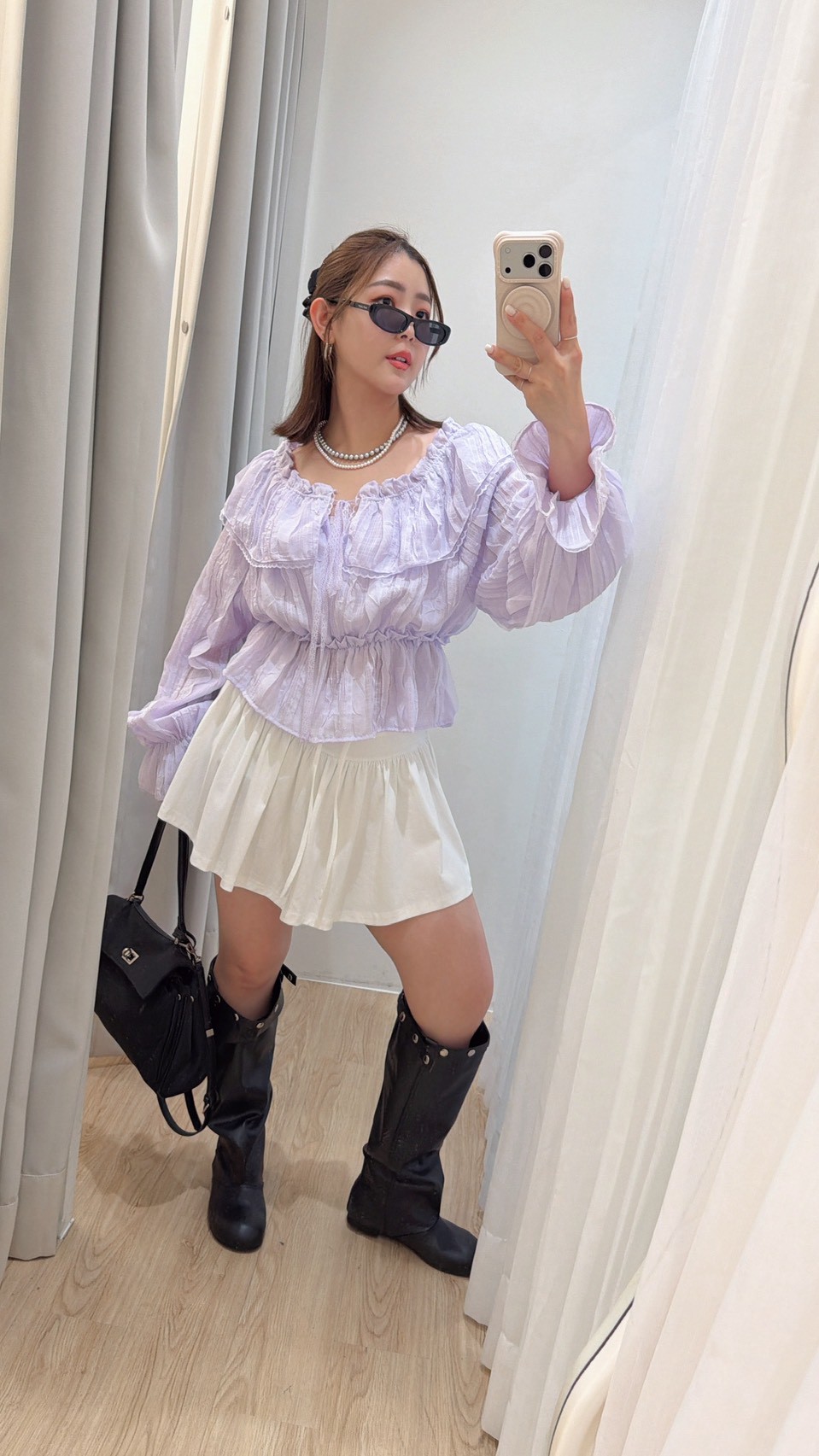 WR40挺布網球女孩褲裙