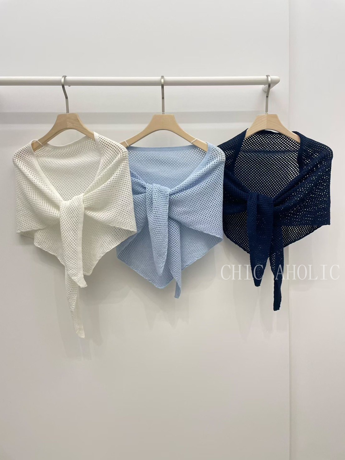 KQ16網格洞萬用披肩