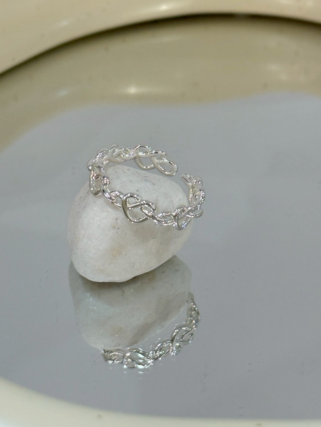 KQ65愛心繞圈戒指