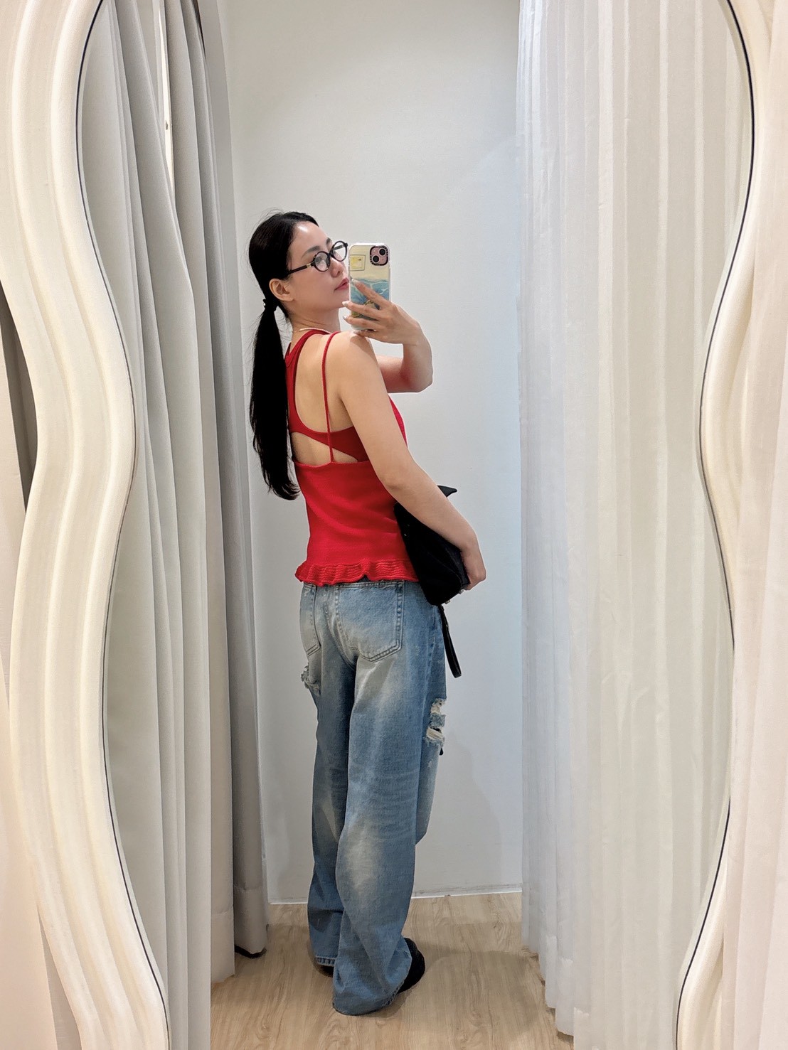 HE34後背菱型鏤空bra上衣