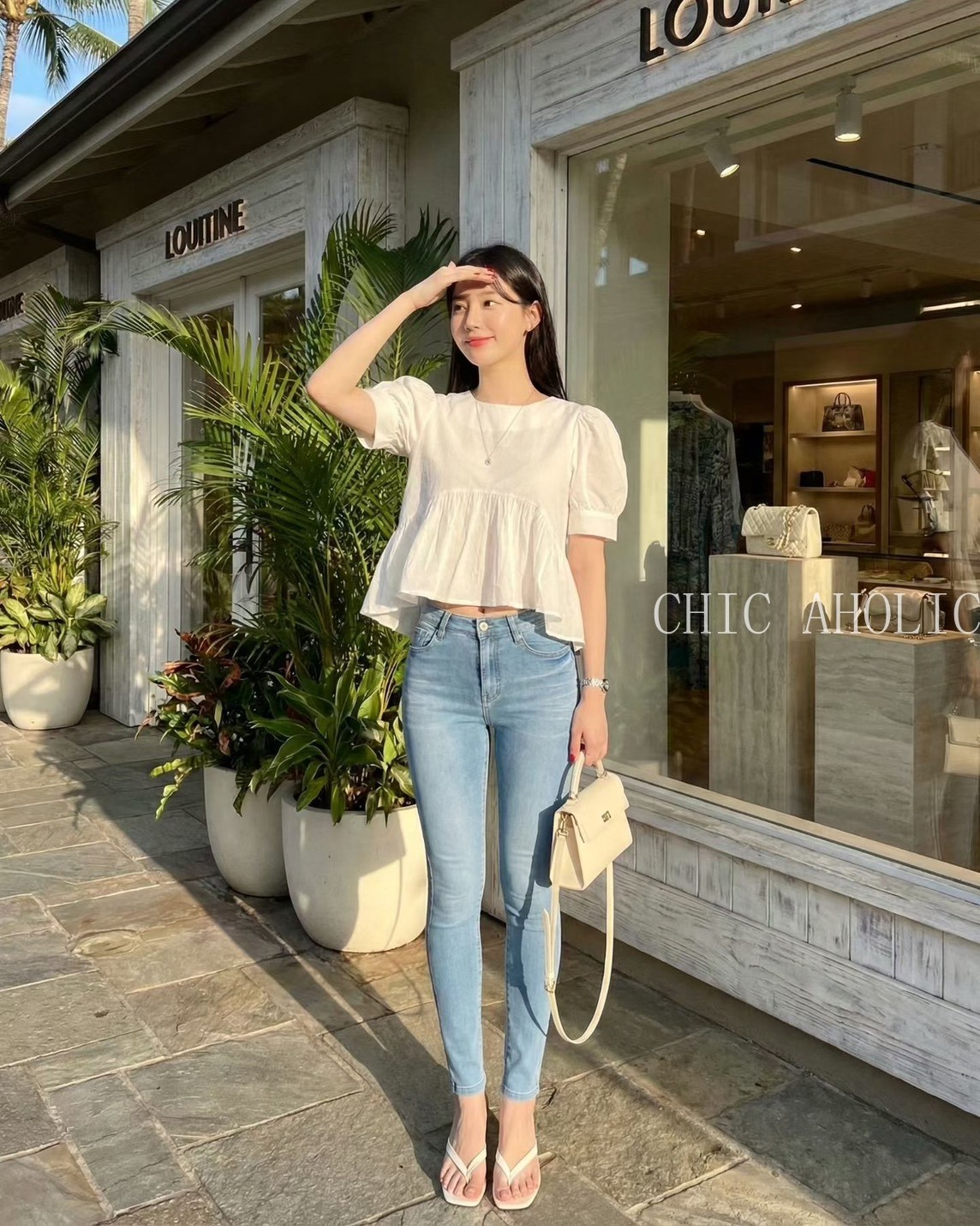 HE51春夏的窄管褲  