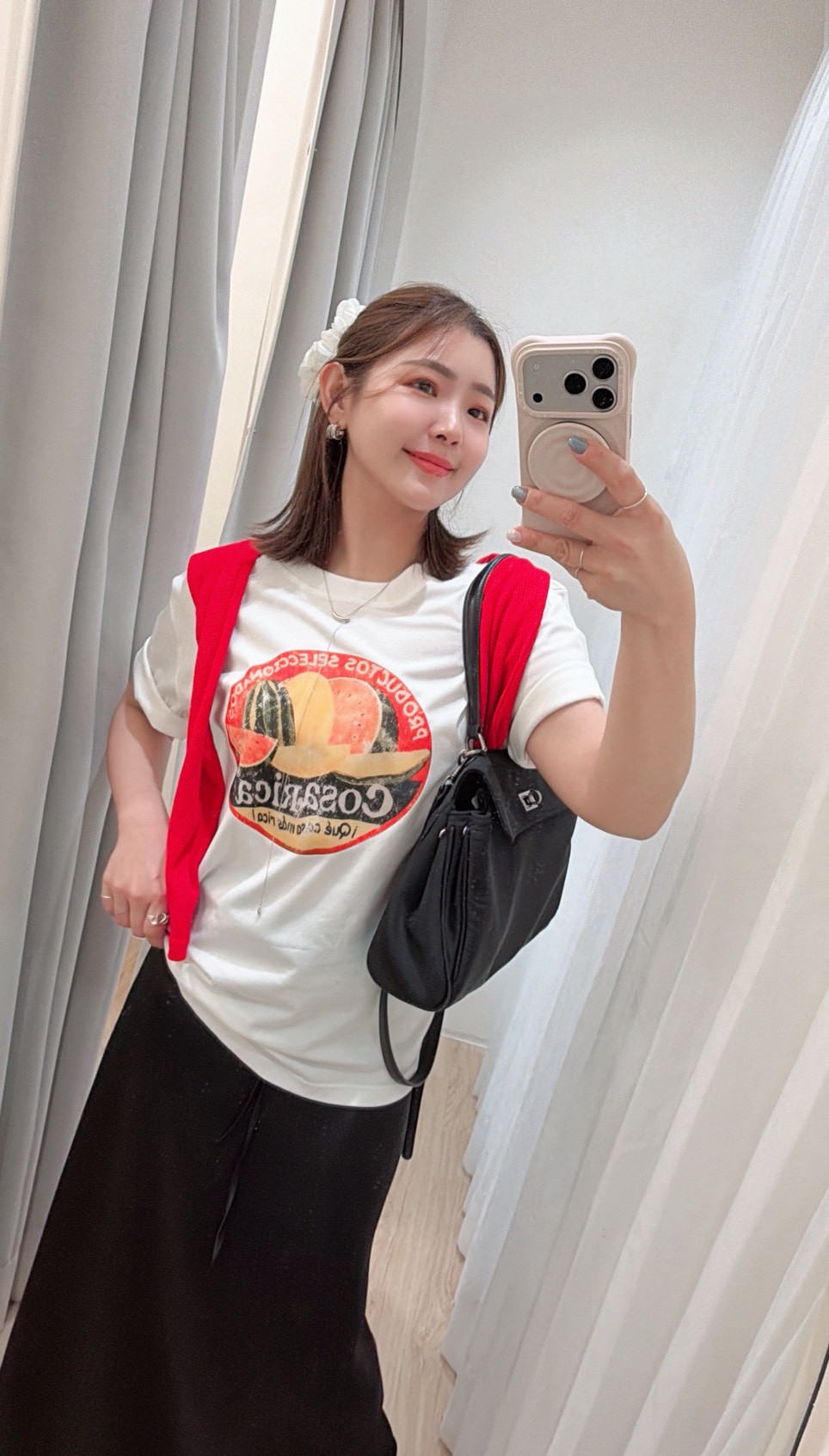 HE64熱帶水果白上衣