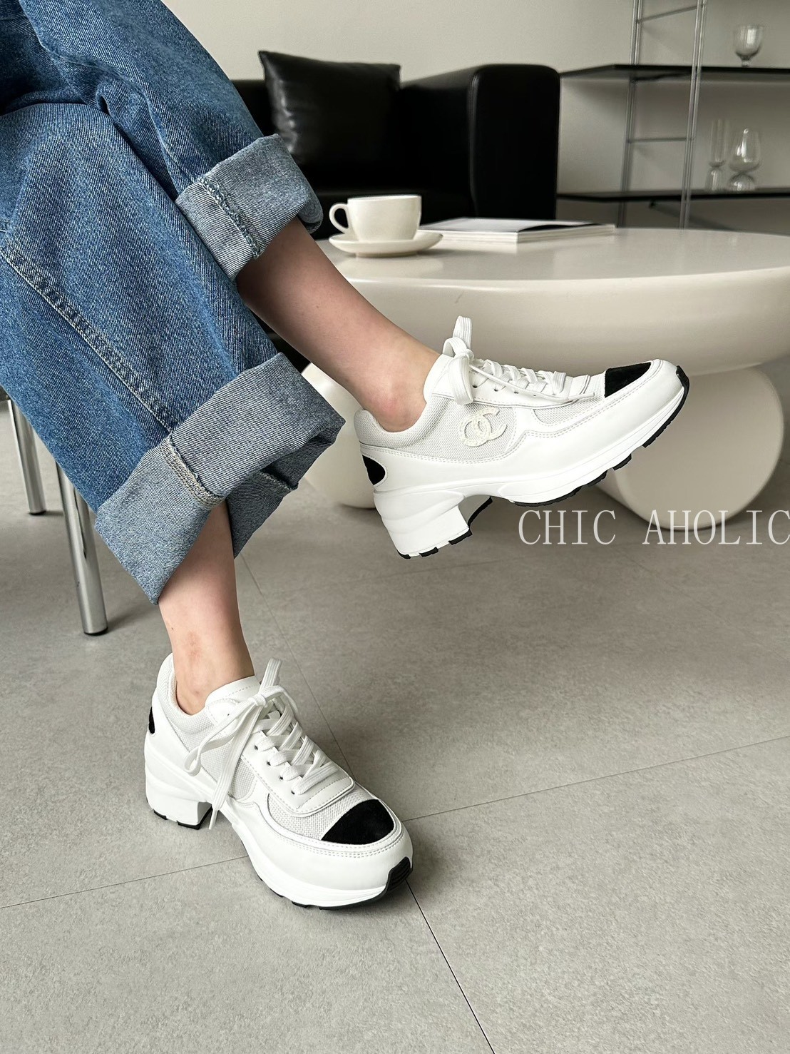 GR22小香粗跟老爹鞋