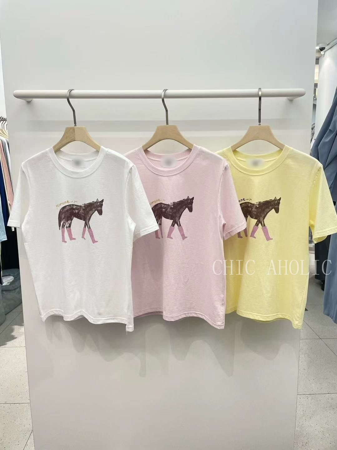 GR37粉鞋小馬上衣