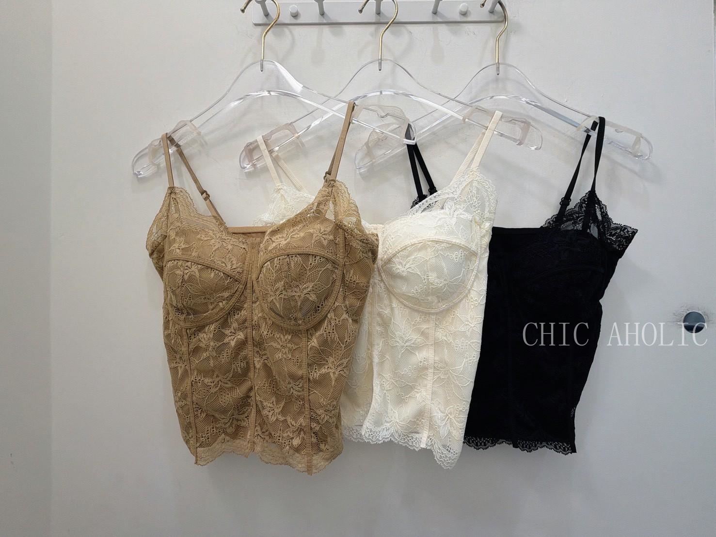 JK73馬甲3.0涼感蕾絲BRA TOP(囤3件UPUP~)