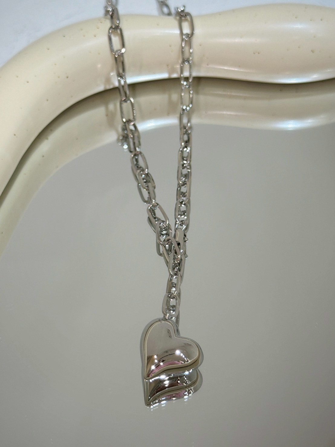 MY03渡假系列銀愛心項鍊