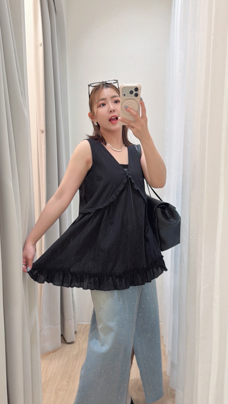 MY13荷葉人字寬肩衣