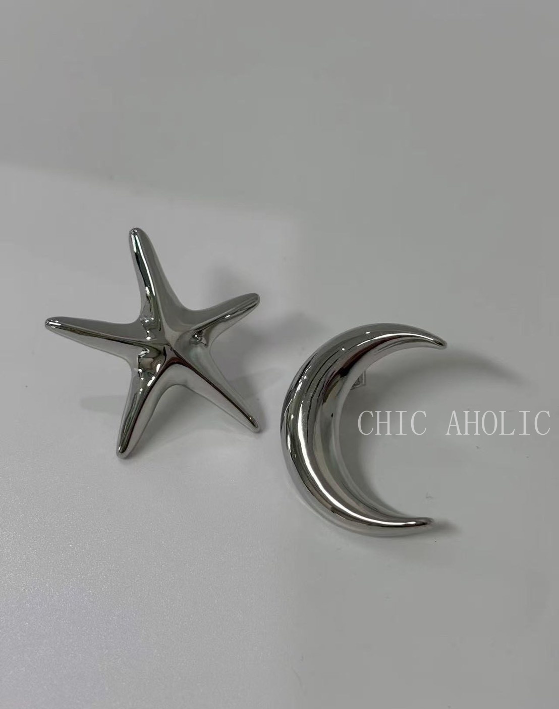 MY16星星月亮套組耳環