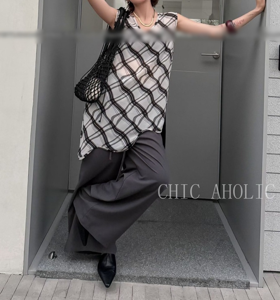 MY20荷葉小裙擺西裝褲