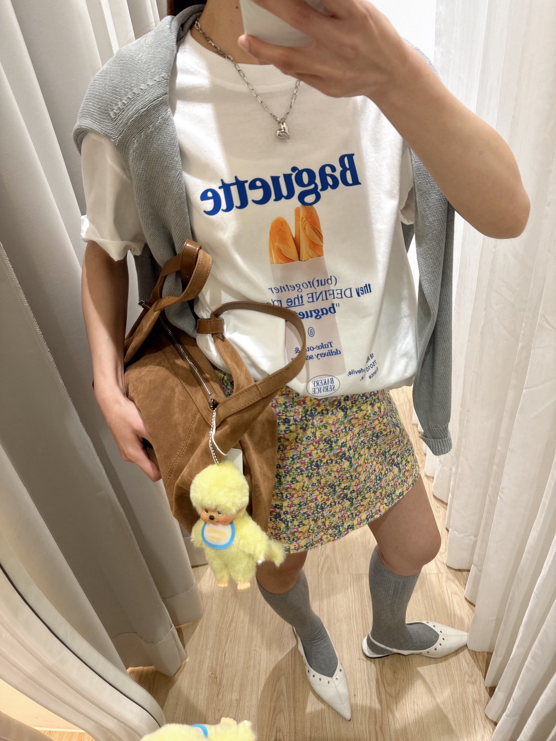 小碎花春天A字裙