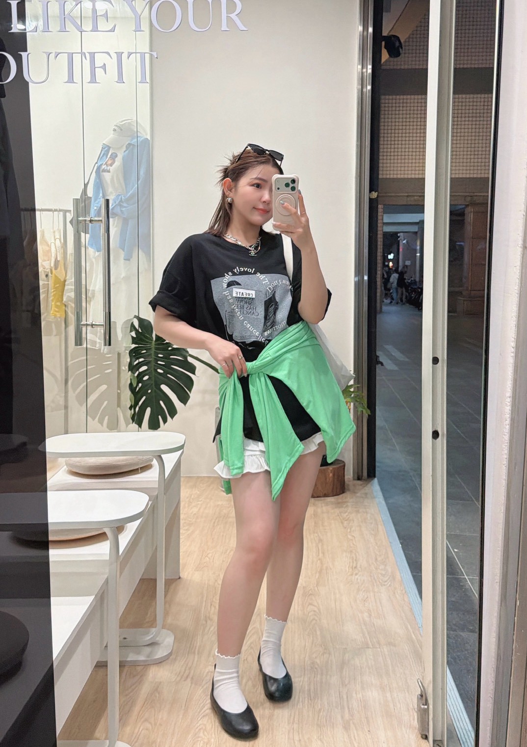 愛心字母排列上衣