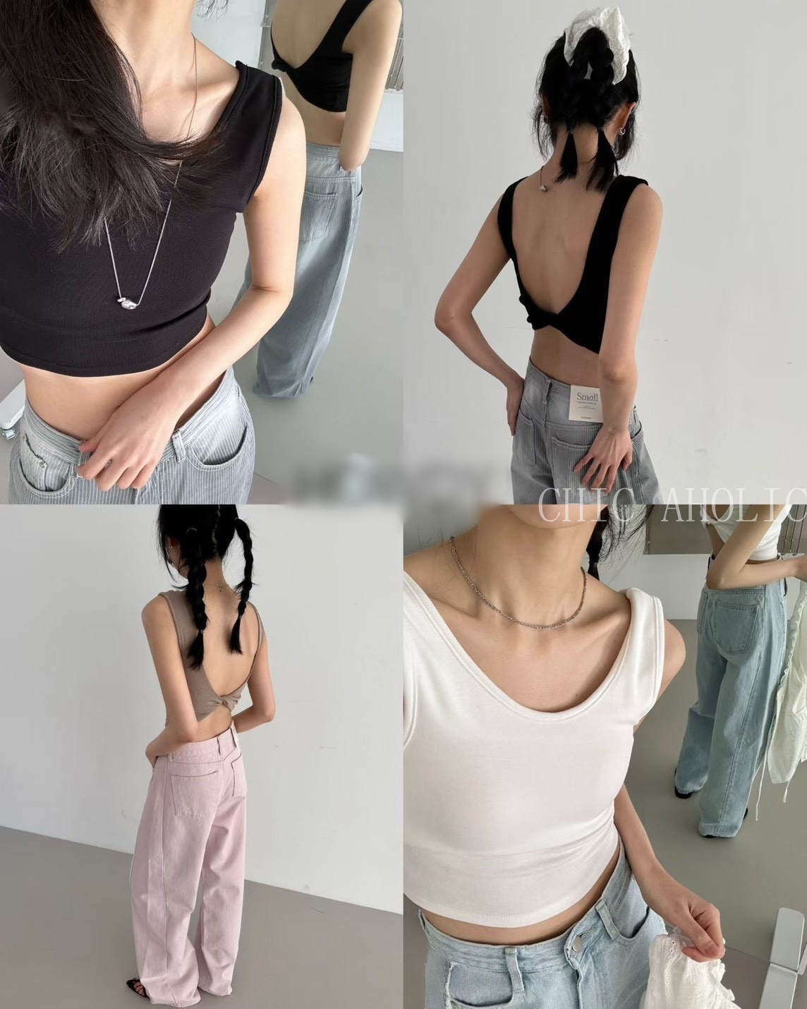 MRR56背部大扭V寬肩BRA TOP