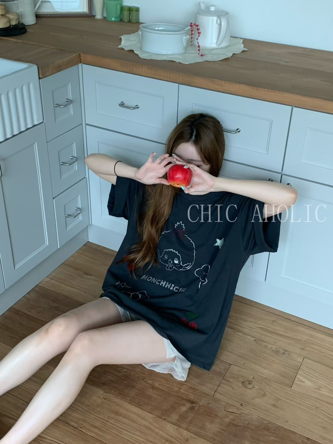 水鑽蒙奇奇 正版TEE