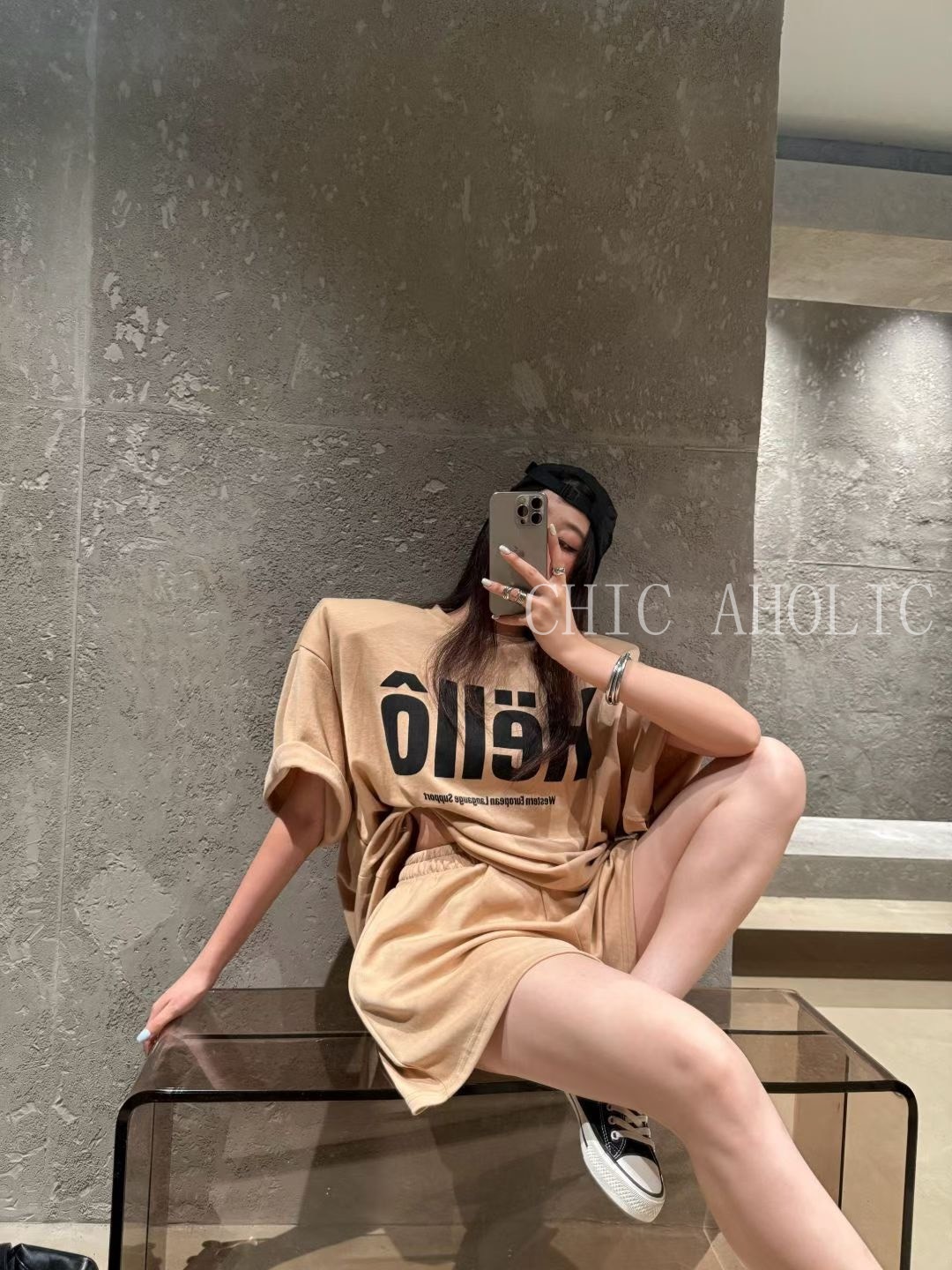 Hello棉大Ｔｅｅ＋短褲SET