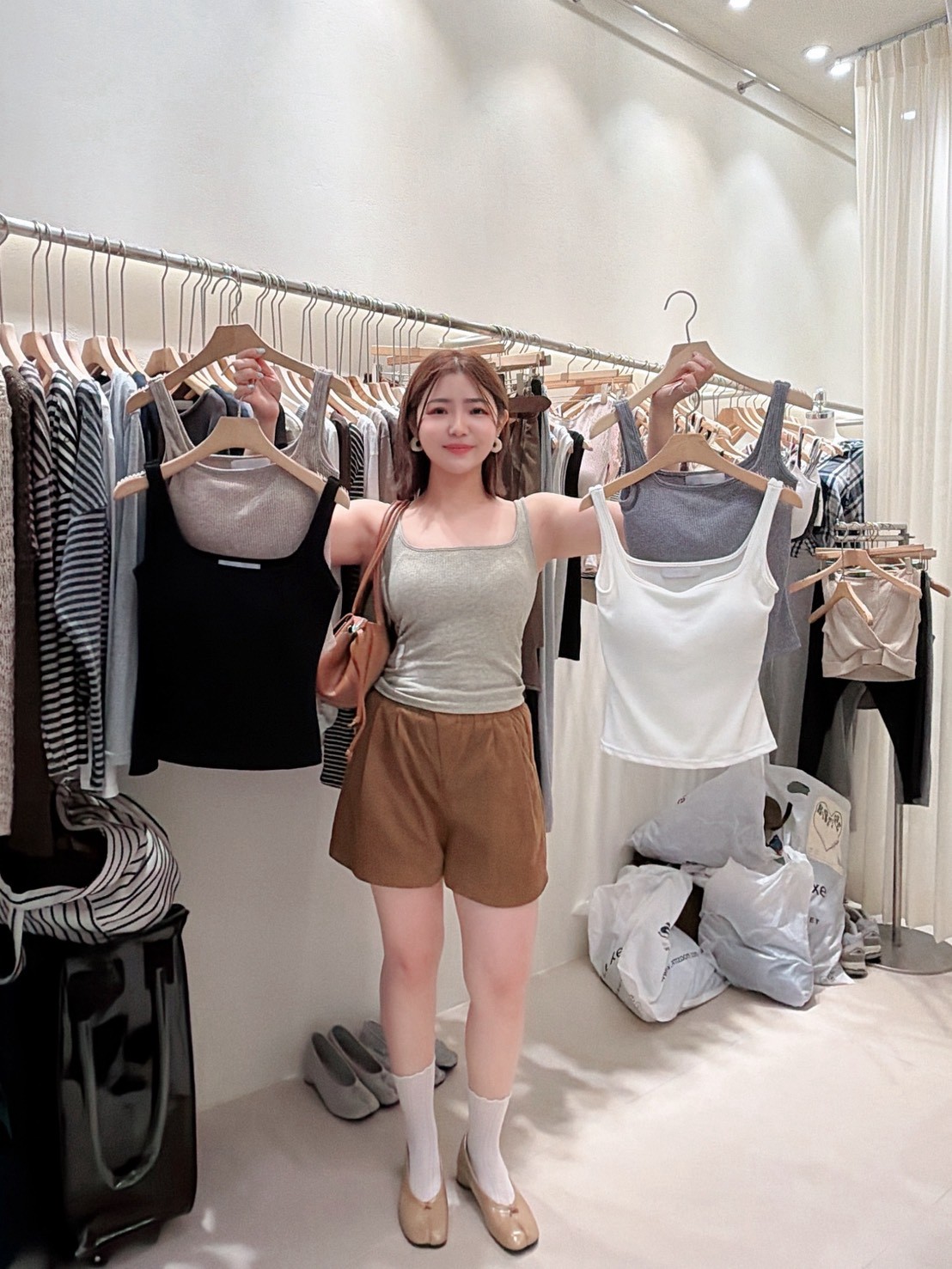 KOR54雜訊方領BRA TOP