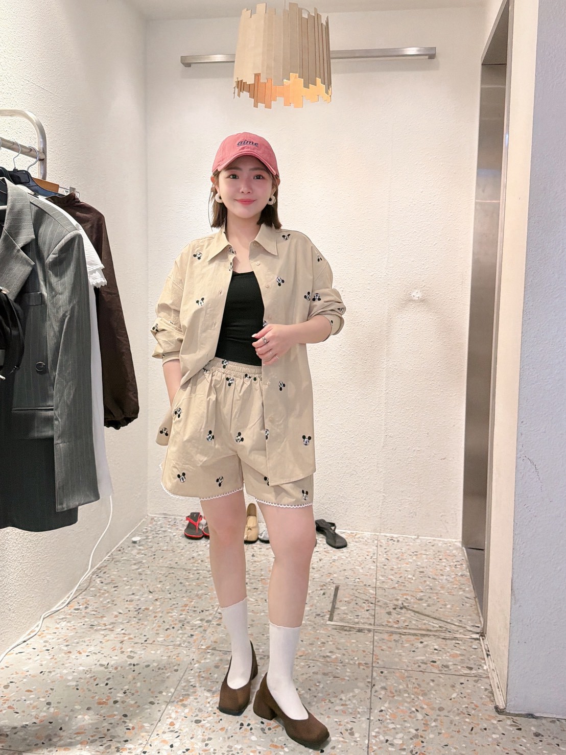 DAY53正版米奇電繡襯衫