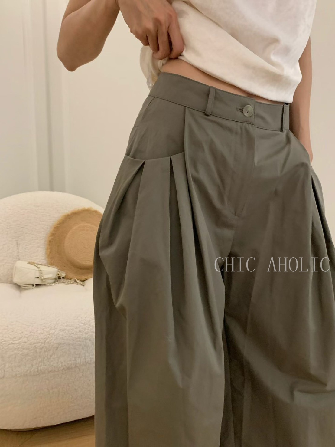 夏季4色繭型顯瘦褲(必買) 