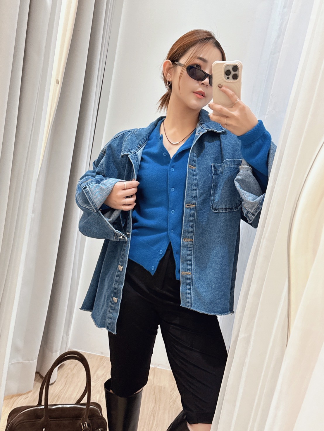 NOV42不修邊百搭牛仔外套