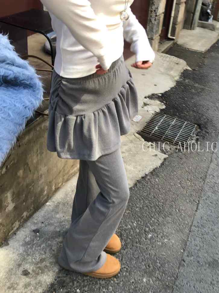[預購]假兩件蛋糕短裙長褲