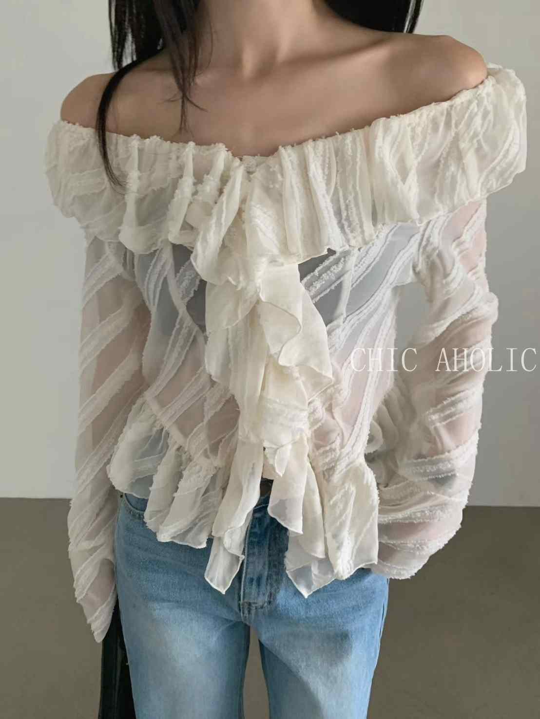 YAA35夢幻毛毛斜紋仙女衣